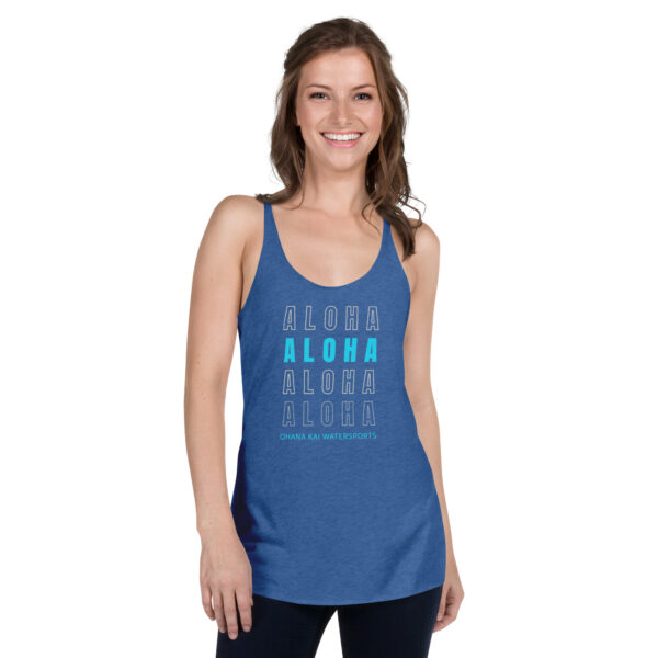 The Ohana Kai ALOHA Tank | v3 Racerback Dark